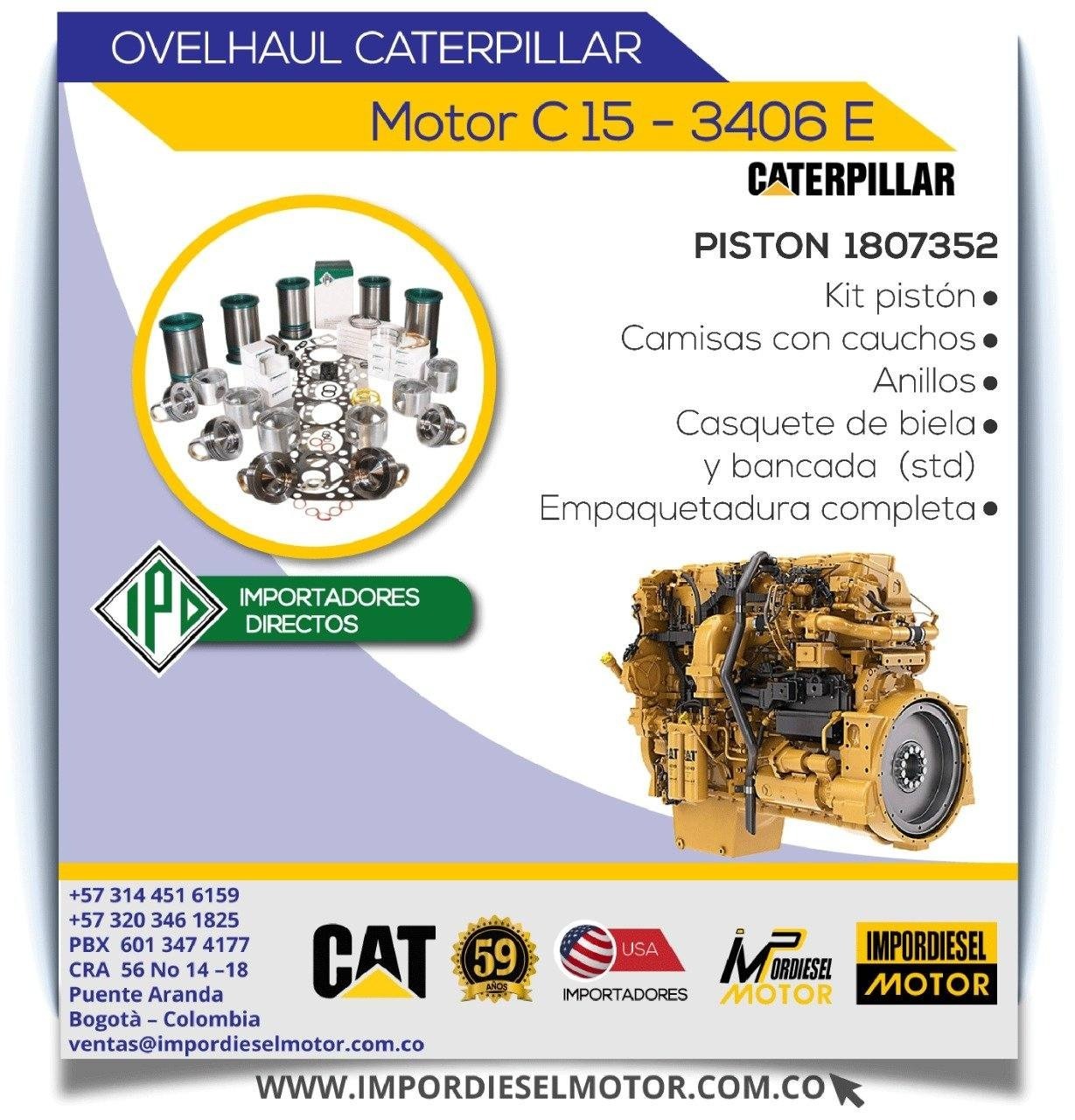 Caterpillar Kit de pistons de moteur 3406